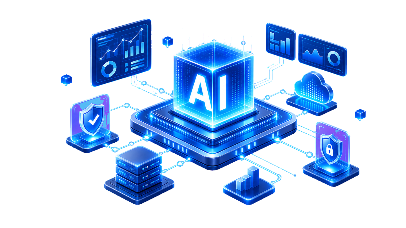 企业数字化与 AI 智能化平台主视觉